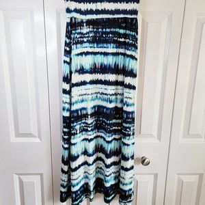 Cynthia Rowley Tie Dye Boho Maxi Skirt NWOT